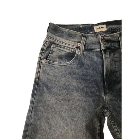 Hudson Blake Slim Straight Light Wash Men's Jeans Size 30